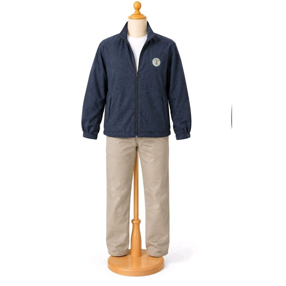 TravisMathew Old Greenwood Men's Full Zip Jacket Navy Heather Size L Golf